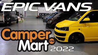 Campermart 2022  EPIC VANS   what a start to the show season💪 [upl. by Anavi]