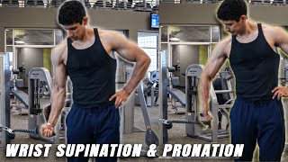 How to Wrist Supination amp Pronation  Prevent AND Fix WristElbow Pain [upl. by Haldis]