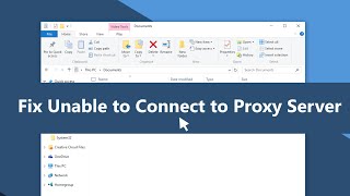 How to Fix quotCant Connect to Proxy Serverquot on Windows 10 [upl. by Ettezzus]