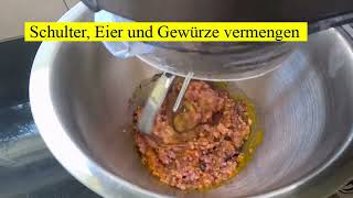 Episode 20  Bratwurst selber machen [upl. by Gnoht]