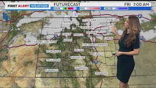 Colorado weather Another above average day to end the week [upl. by Lordan]