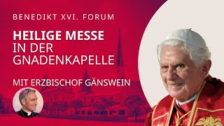 LIVE Heilig Messe aus der Gnadenkapelle mit Erzbischof Gänswein [upl. by Atirehs]