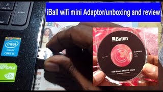 iBall Wireless 150M MiniN USB Nano Wifi signal Receiver Adaptor for Pc laptop Rs399 unboxing review [upl. by Rahsab443]