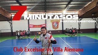 7 minutos de voleibol Club Excelsior vs Villa alemana [upl. by Sloan]