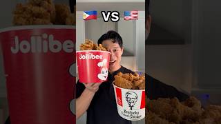 Jollibee 🇵🇭 vs KFC 🇺🇸 [upl. by Ona]