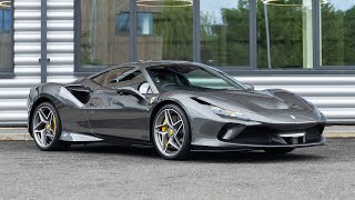 2020 Ferrari F8 Tributo  Grigio Silverstone  Walkaround 4K [upl. by Phia]