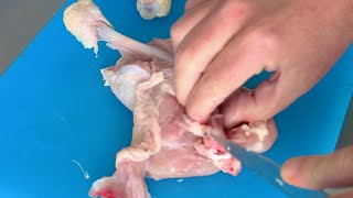 How to Debone a Chicken Leg [upl. by Anhaj490]