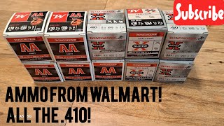 Ammo Haul I Got ALL the 410 Ammo pickup from Walmart [upl. by Couhp]