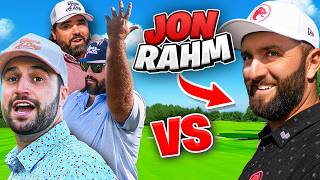 We Challenged Jon Rahm To An 18 Hole Match [upl. by Eniluqcaj]