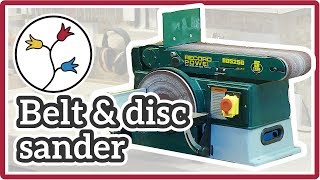 BELT SANDER  DISC SANDER Record Power BDS 250 – UNBOXING amp FIRST LOOK [upl. by Ilatfan904]