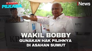 Cawagub Surya yang Berpasangan Dengan Bobby Nasution Nyoblos di Asahan Didampingi Istri [upl. by Giacomo]