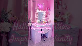 Halloween edition Impressions Vanity viewstour 👻💕 impressionsvanity vanity pink cosmetics [upl. by Enylrac]