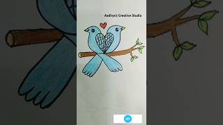 How to Draw 🐦 Birds easilydrawing artshortshttpsyoutubecomshortsPmBQ5YBGk58featureshare [upl. by Treharne]