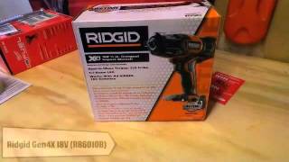 Ridgid GEN4X 18v 12 inch Impact Wrench R86010B Review and Unboxing [upl. by Retsehc772]