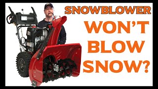 HowTo Replace Auger Belt On Craftsman Husqvarna amp Poulan Snowblowers [upl. by Ecienal]