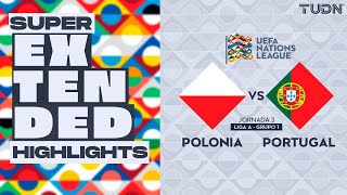 SUPER EXTENDED HIGHLIGHTS  Polonia vs Portugal  UEFA Nations League 2024  TUDN [upl. by Herrmann]