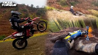 First Time Riding in the Woods at H20 Enduro  Riding in Wales with the Boys Husqvarna TE300i 4K [upl. by Naget]