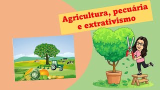 Agricultura pecuária e extrativismo  Ensino Fundamental [upl. by Eirahs]