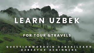 Uzbek Language Learning for Beginners  How to Tell Time in Uzbek [upl. by Terrell231]