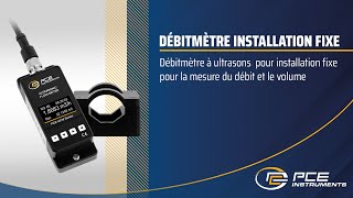 Présentation du débitmètre de la série PCEUFM pour installation fixe  pceinstruments [upl. by Viafore521]