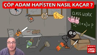 ÇÖP ADAM OKULDAN NASIL KAÇAR Stickman Kaçış Oyunu [upl. by Nellek]