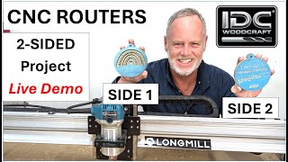 2Sided CNC Router Project Live Demonstration [upl. by Emmie]