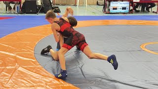 Wrestling  Ringen Sparkassenpokal Jena Jugend A 45 kg Freestyle Haufe  Wagenknecht [upl. by Ahtilat407]