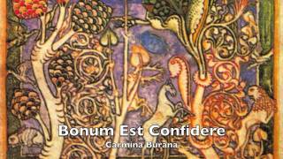 Carmina Burana Anon1113th c  CB 27 Bonum est confidere [upl. by Eetse182]