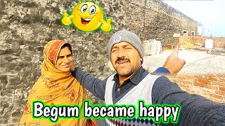 Begum was very happy with my decision today 🤗🤗 pakistab village vlogs Safdars family [upl. by Alfons728]