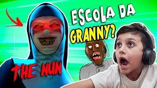 THE NUN A FREIRA DO MAL NA ESCOLA DA GRANNY Gustavo TV [upl. by Blisse]