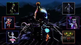 Fazbear World ENNARD DX  All Bosses  Boss Fights [upl. by Oloapnaig681]