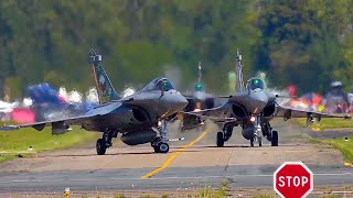 RAFALE french navy pilots Takeoff Demo Landing [upl. by Akahs]