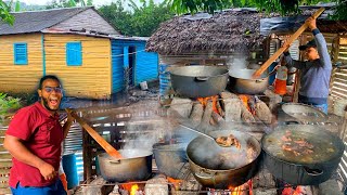 ¡SANCOCHO Con  20 Libras de Carnes y 40 Plátanos YUCA y 10 Libras De AHUYAMA [upl. by Rives]