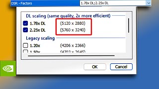 How to Fix Tutorial NVIDIA DSR FACTORS DLDSR  Showing 5K 8K resolutions [upl. by Enailil]