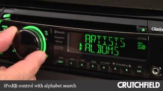 Clarion CZ702 CD Receiver Display and Controls Demo  Crutchfield Video [upl. by Nerahs]