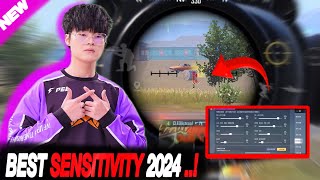 NV ORDER NEW SENSITIVITY IN 2024  NEW BEST SENSITIVITY SETTINGS AND CONTROL FOR PUBG MOBILE  BGMI [upl. by Willis605]