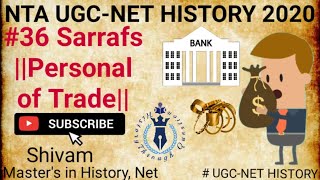 Sarrafs Personal of Trade Concept Ideas and Terms UGCNet History [upl. by Manoff]