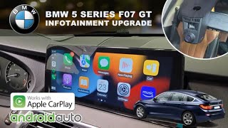 INFOTAINMENT UPGRADE BMW 5 Series GT F07 123quot ANDROID 11 Screen Apple CarPlay Android Auto [upl. by Yhtomot469]