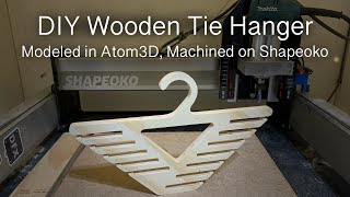 Machining a Tie Hanger Atom3D to CC Workflow Example [upl. by Vanhook]