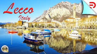 Lecco  Italy  Exploring Lecco  From the Station to The Lake  4K  UHD [upl. by Anifur]