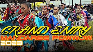 Grand Entry l Sat Mandaree Powwow 2023 [upl. by Nnahsal]