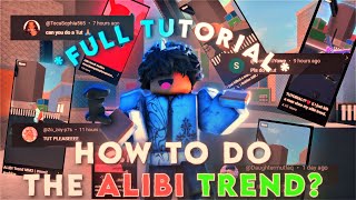 HOW TO REC THE ALIBI TREND REQUESTED 🔴 [upl. by Jahdol]