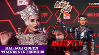 Baalveer Returns SAB TV Interview With Pavitra Punia Aka Kal Lok Queen Timnasa  Telly Reporter [upl. by Nagaet544]