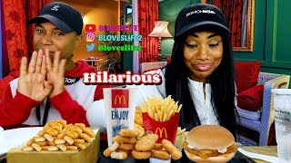 McDonalds Mukbang with Darius [upl. by Battat]