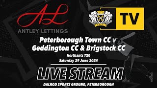 LIVE STREAM  Peterborough Town CC v Geddington CC amp Brigstock CC  Northamptonshire T20 [upl. by Atiuqram]