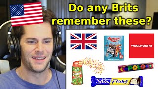 American Reacts to British Childhood Nostalgia [upl. by Sillaw]