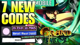 NEW CODES ALL NEW WORKING CODES IN GRAND PIECE ONLINE 2024 JULY ROBLOX GPO CODES [upl. by Nhtanhoj]