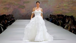 Marchesa For Pronovias Bridal Spring 2023  Barcelona Bridal Fashion Week [upl. by Inotna]