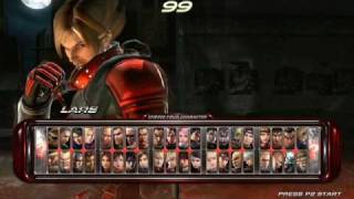 Tekken 6 Soundtrack Character Select [upl. by Anniahs]