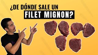 De dónde y cómo se obtiene un FILET MIGNON  Carnicería [upl. by Dari975]